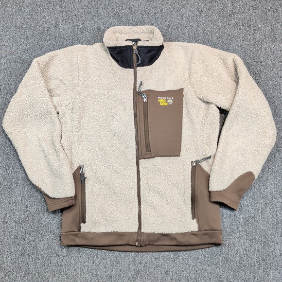 Mountain Hardwear Jackets & Blazers - Mountain Hardwear Gorpcore Monkey Woman Fleece Jacket M Tan Brown Full Zip Coat